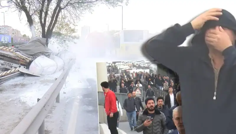 D-100'de Feci Kaza: Alçı Yüklü TIR Bariyerlere Çarparak Trafiği Kilitledi
