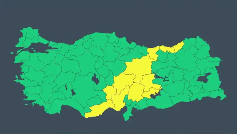Türkiye'nin 11 İlinde Sağanak ve Fırtına Bekleniyor!