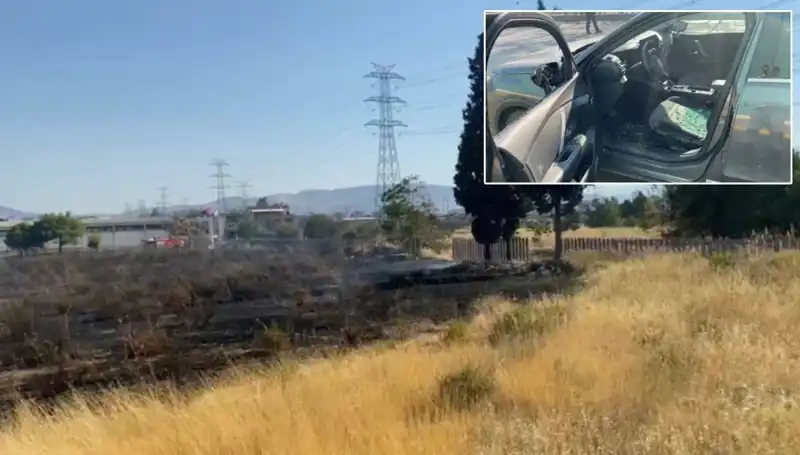 İzmir'de Yangın Panik Yarattı: Otluk Alandan AVM Otoparkına Sıçradı