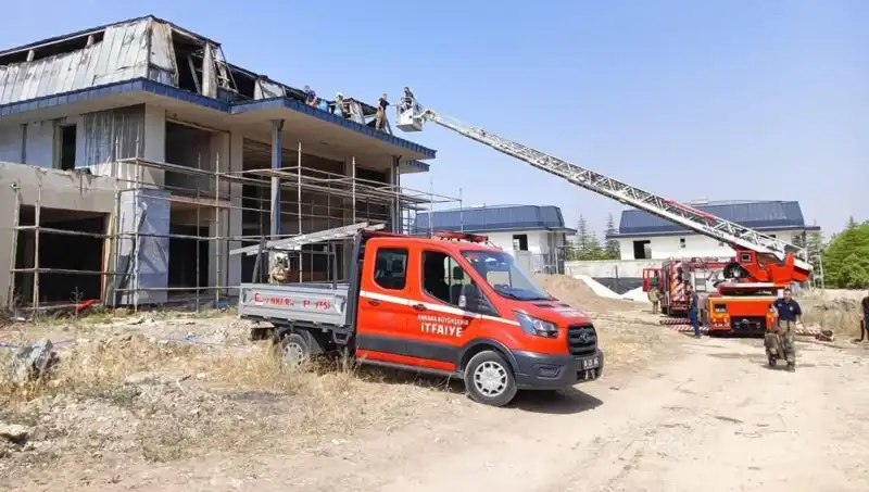 Gölbaşı'nda Villalarda Çıkan Yangın Korkuttu: Olayın Sebepleri Neler?