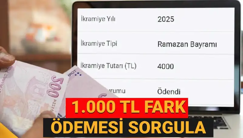 Emekli Bayram İkramiyesi Fark Ödemeleri 2025: 1.000 TL Yatacak Mı?