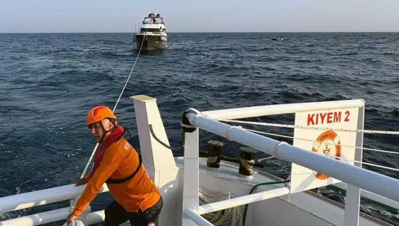 Marmaris Açıklarındaki Sürüklenen Tekne, Hızla Kurtarıldı!