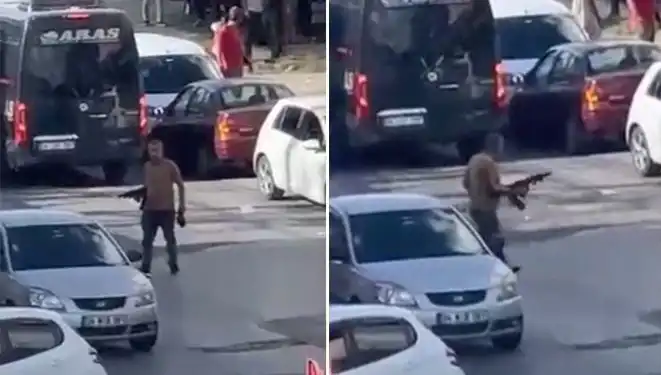 Başakşehir’de Korku Dolu Anlar: Pompalı Tüfekle Yolu Kapatan Şahıs