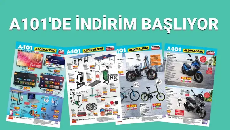 A101'in 12 Haziran 2025 Aktüel Kataloğunda dikkat çeken fırsatlar!