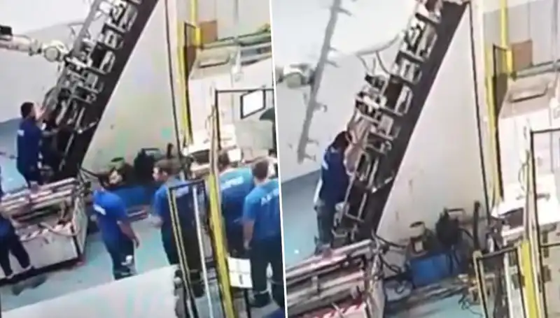 Fabrikada Şok Olay: İşçi Makineye Sırtından Saplandı!